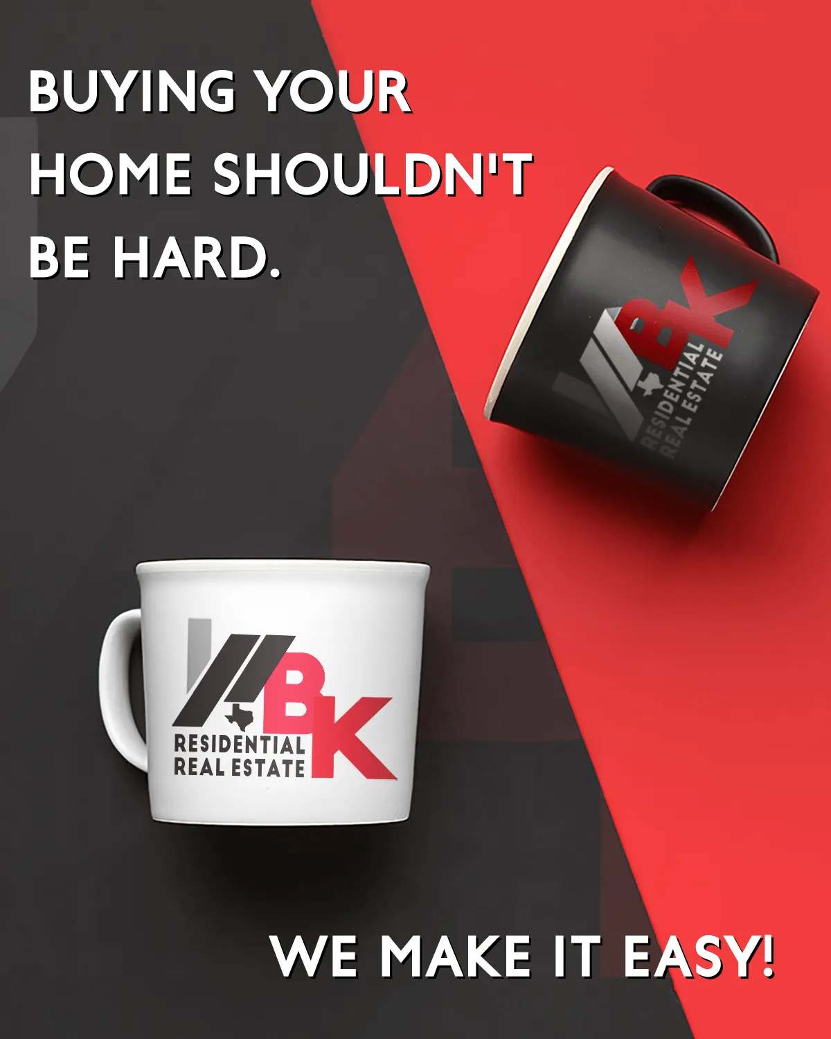 Buy Kyle residential real estate branded mug design