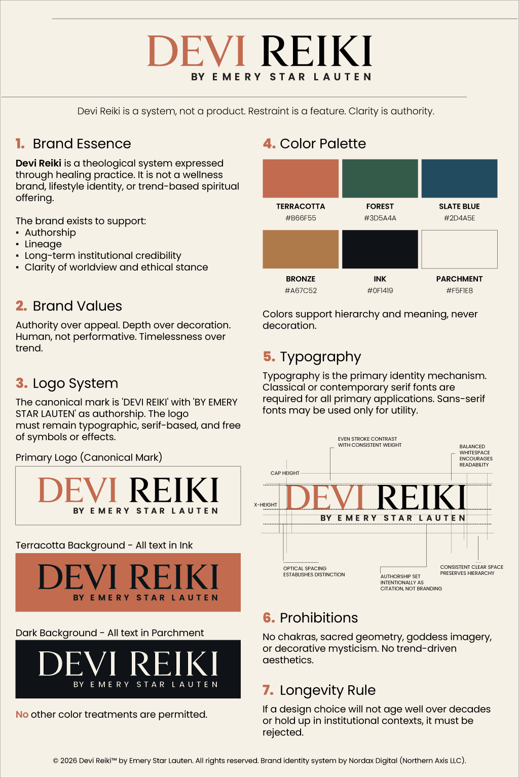 Devi Reiki Brand Guidelines