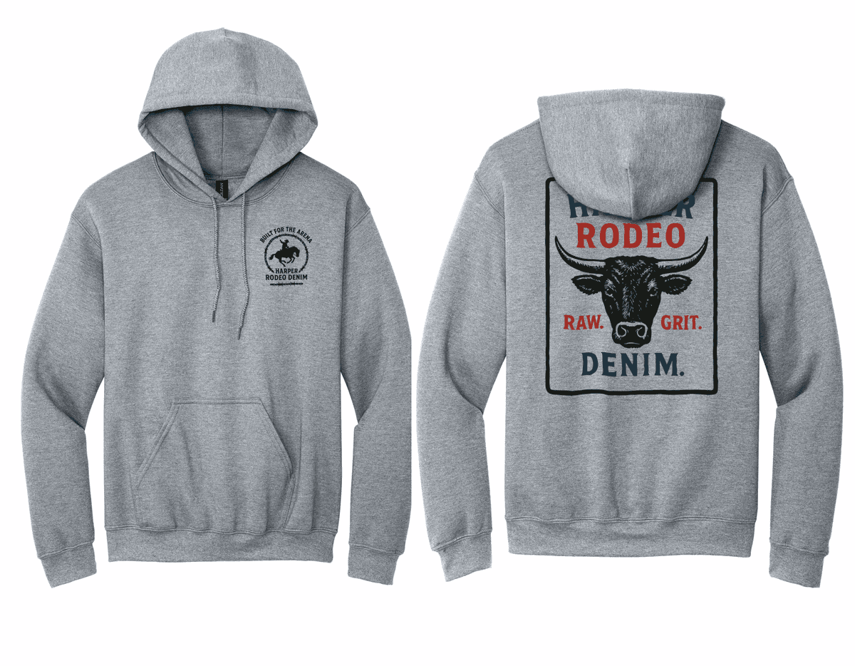 Harper Rodeo Denim Hoodie Design