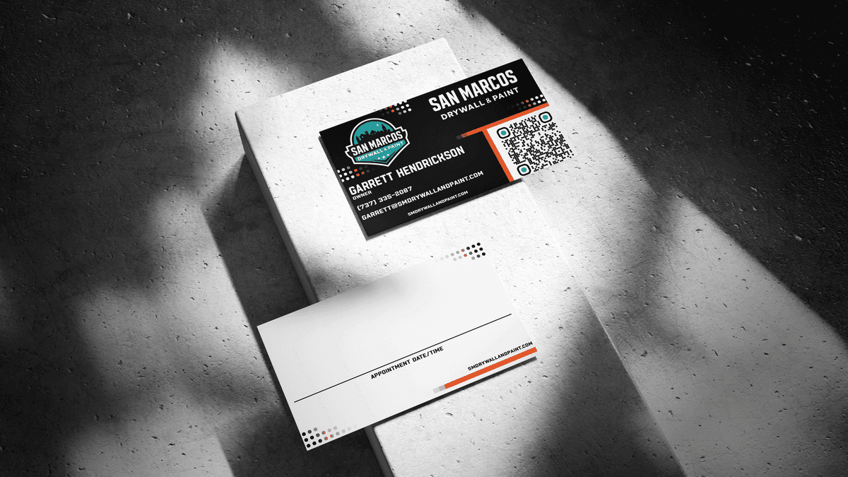 San Marcos Drywall & Paint brand collateral